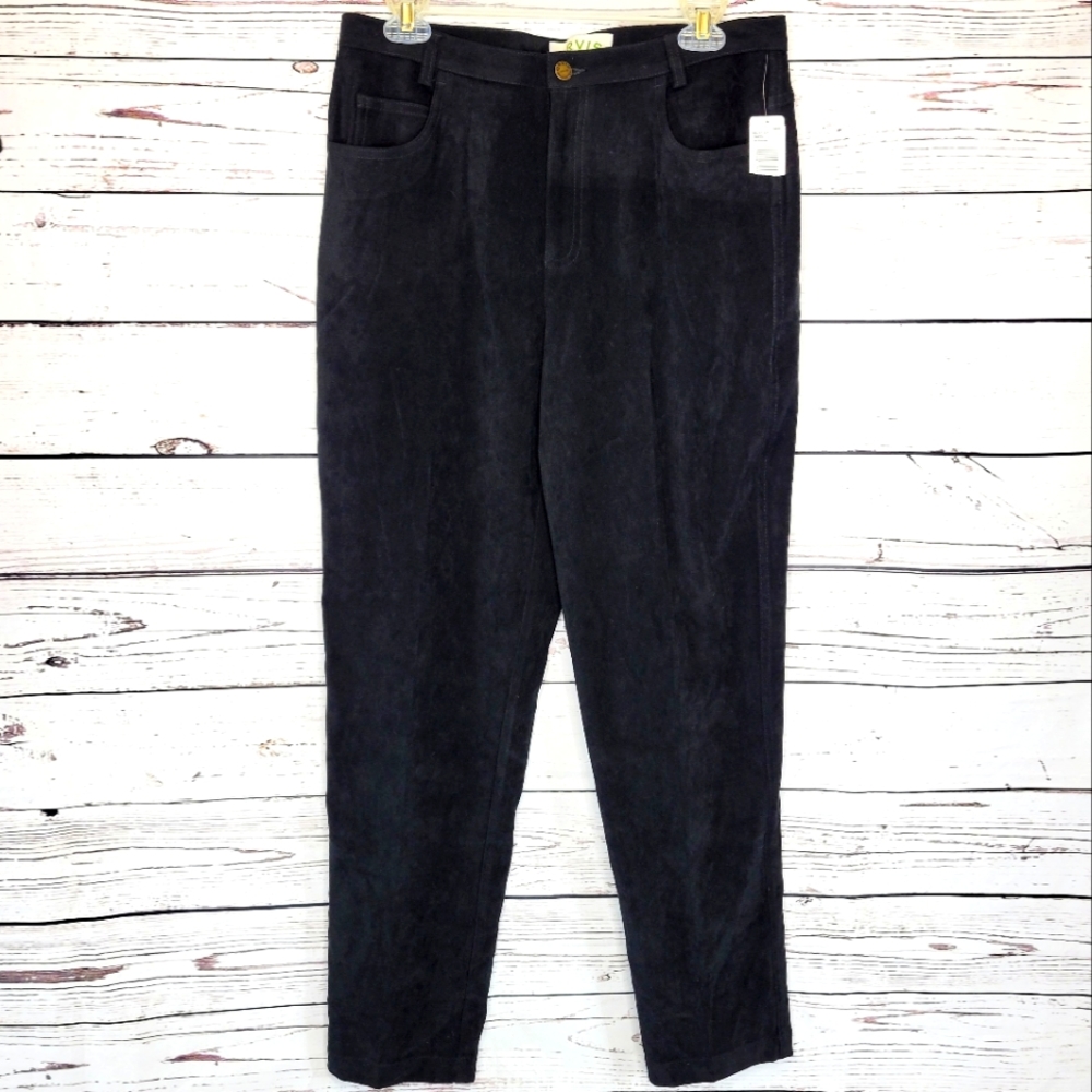 Orvis Black Pants NWT Polyester Spandex Size 12 Career Casual